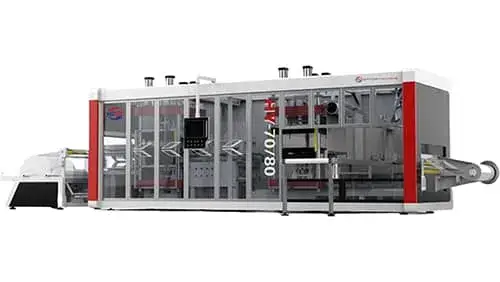 3 Station Plastic Thermoforming Machine (BOPS/PET/PS/PVC)
