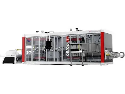 3 Station Plastic Thermoforming Machine (BOPS/PET/PS/PVC)
