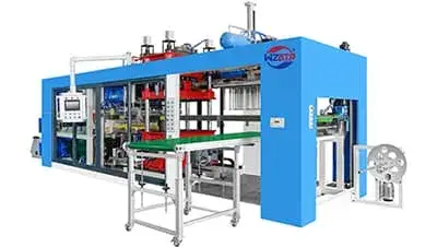 3 Station Plastic Vacuum Forming Machine (PP/PET/PS/PVC)