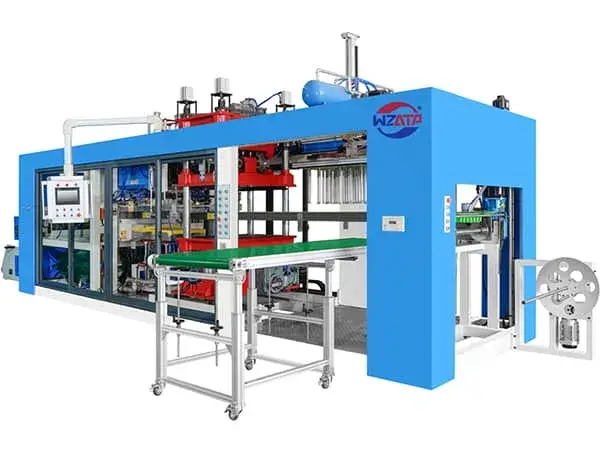 3 Station Plastic Vacuum Forming Machine (PP/PET/PS/PVC)