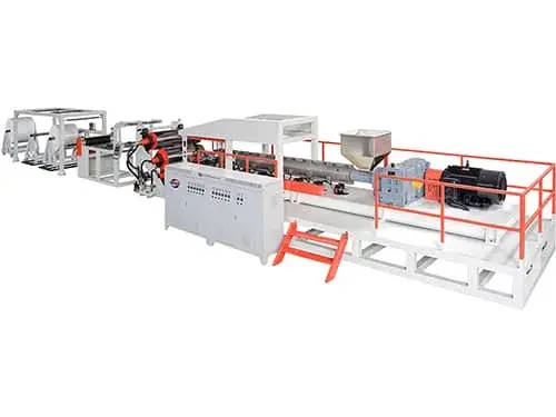PP/PS/PE Plastic Sheet Extrusion Line