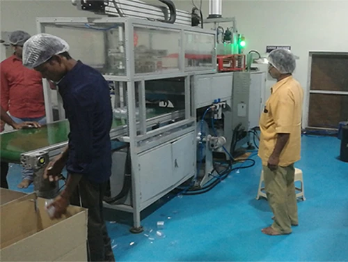 India - Single-Station Thermoformer for PET Cookie Trays
