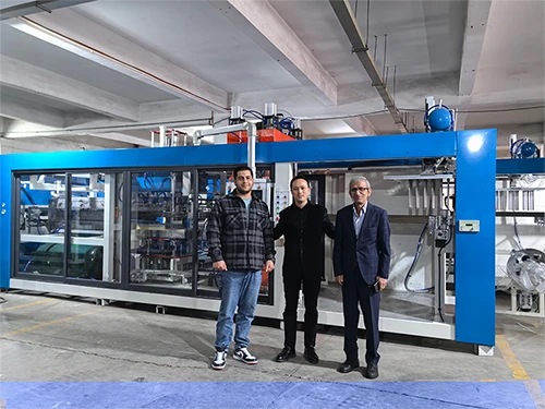 Iran - Three-Station Vacuum Forming Machine for Egg Trays