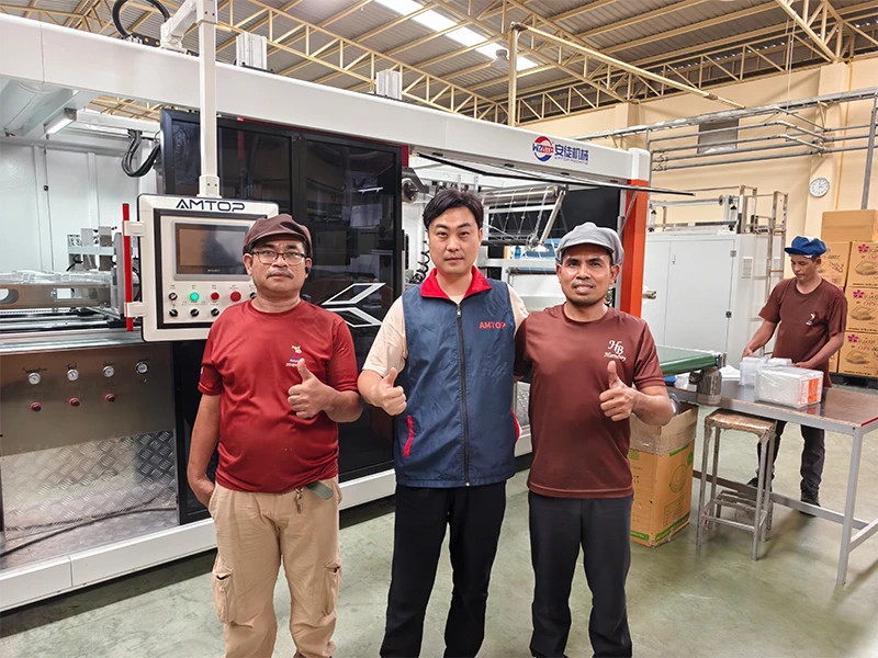 Thailand - Three-Station Thermoformer for OPS Clamshell Containers