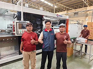 Thailand - Three-Station Thermoformer for OPS Clamshell Containers